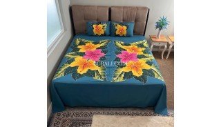Hot Sale Rayon Bedsheet Hand Painted by Balinese Artisans